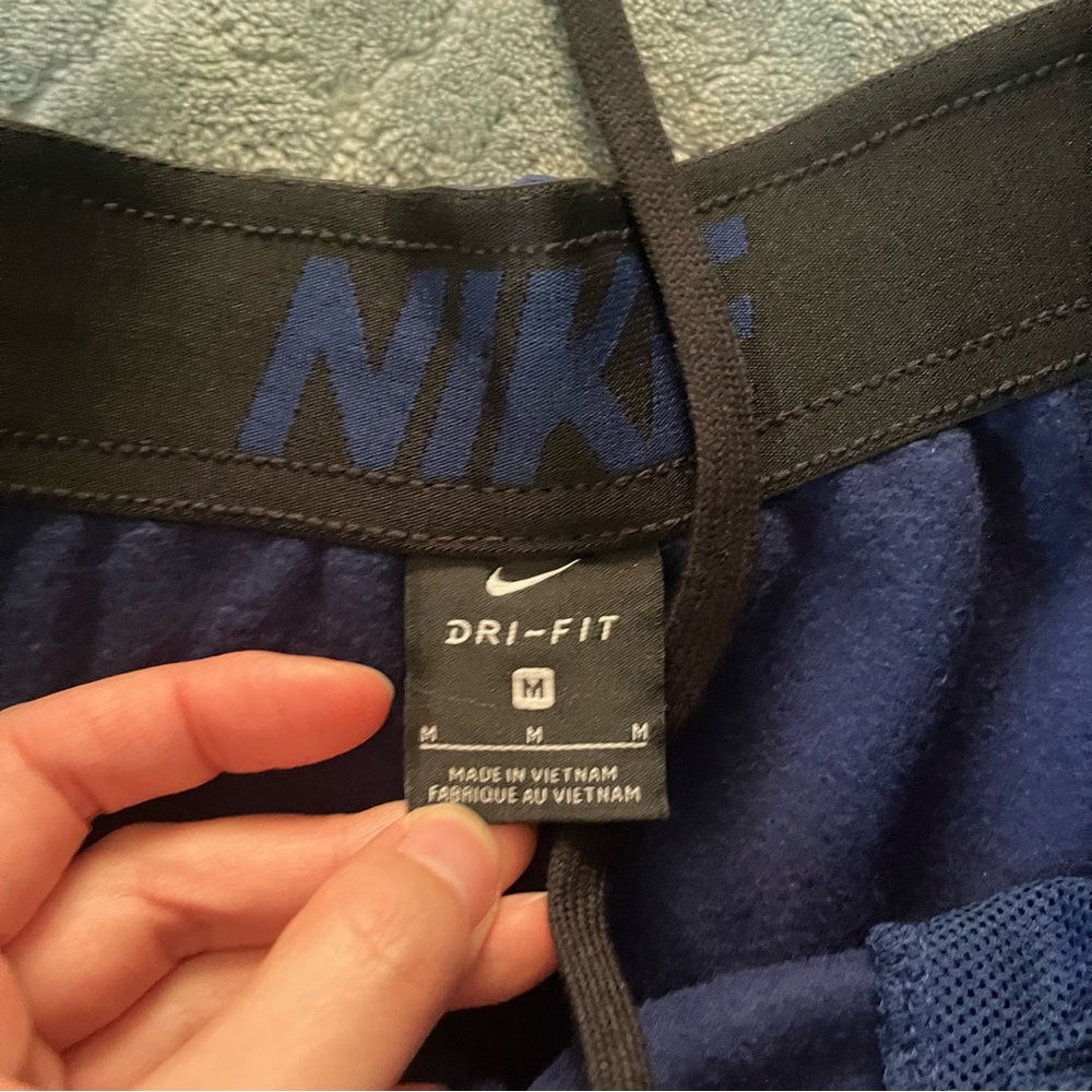 Nike Men's Blue Joggers with Black‎ Swoosh - Picture 4 of 8